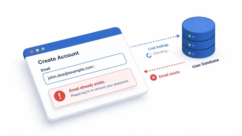 Live Check if CRM Member Exists